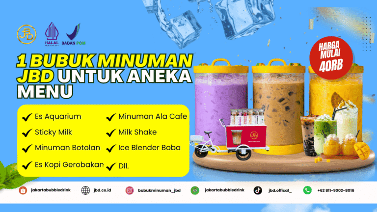 Supplier Bubuk Minuman Premium 42 1 bubuk minuman JBD untuk aneka menu
