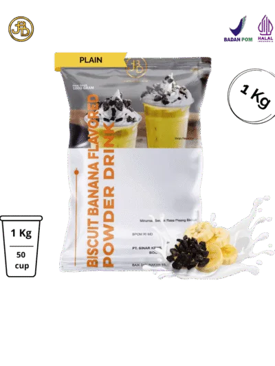 Buah 13 bubuk minuman banana biskuit