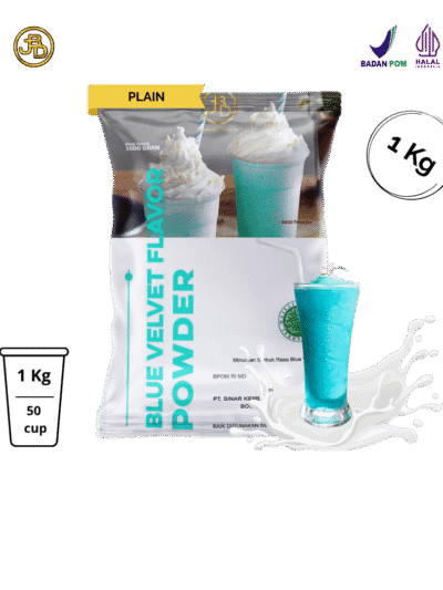 bubuk minuman blue velvet