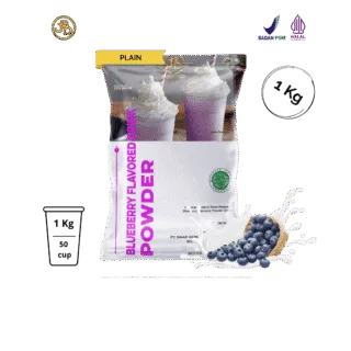 bubuk minuman blueberry