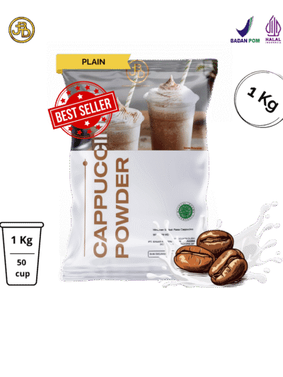 bubuk minuman cappuccino