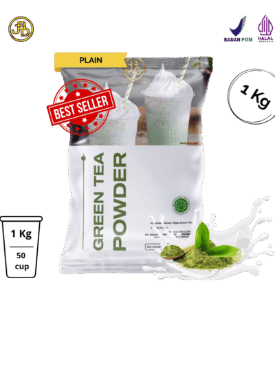 bubuk minuman green tea matcha