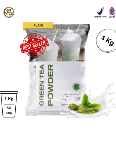 bubuk minuman green tea matcha