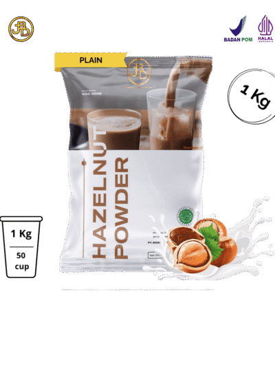 bubuk minuman hazelnut