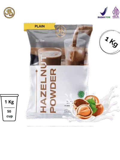 bubuk minuman hazelnut