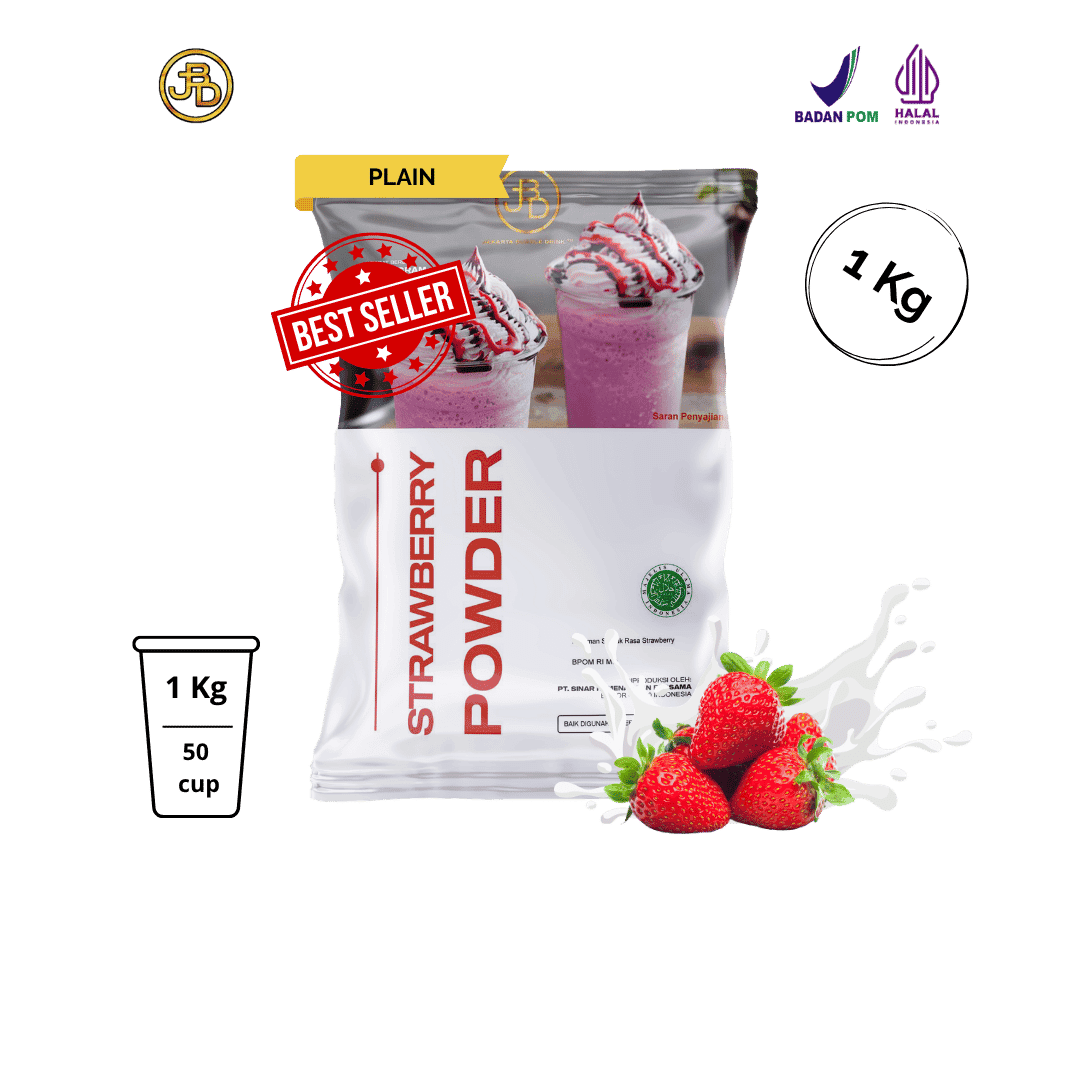 bubuk minuman strawberry bubuk minuman strawberry