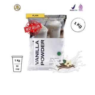 bubuk minuman vanilla