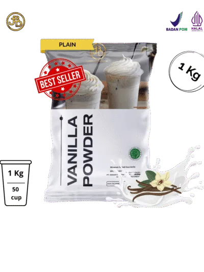bubuk minuman vanilla