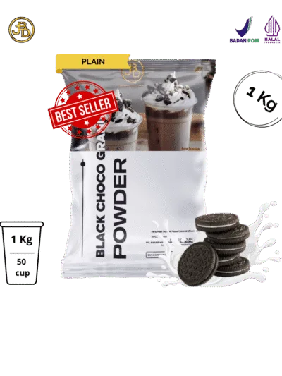 bubuk minumanbalck choco granule