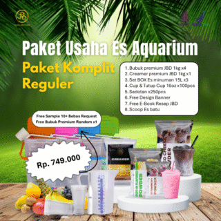 paket usaha reguler es aquarium