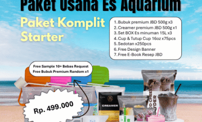 paket starter pemula es aquarium