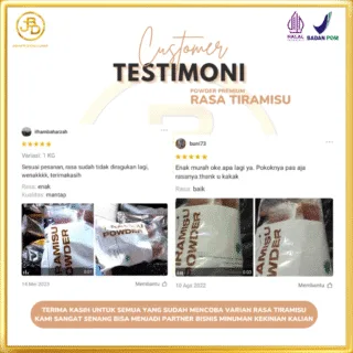 testimoni customer jakarta bubble drink varian tiramisu