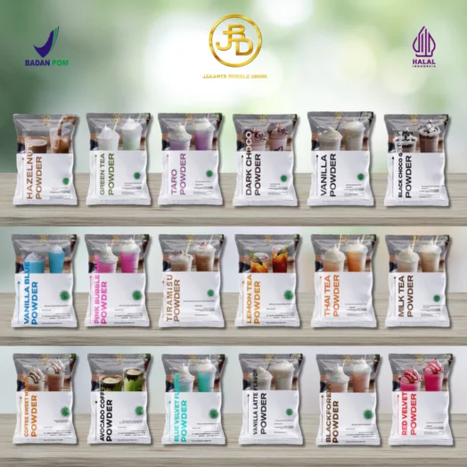 Supplier Bubuk Minuman Terbaik 5 40 variasi bubuk minuman JBD
