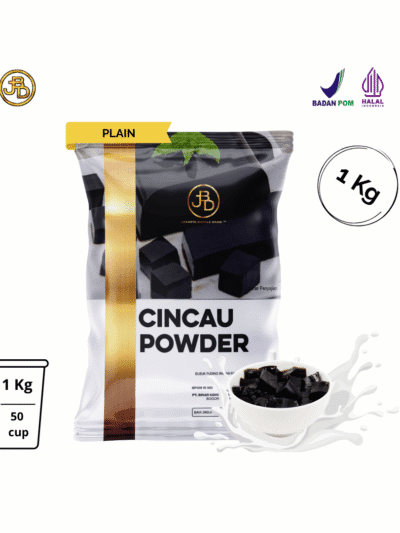 Supplier Bubuk Minuman Premium 36 Topping Cincau Terbaik (Grass Jelly)