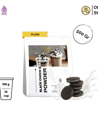 bubuk minuman black choco granule 500gr