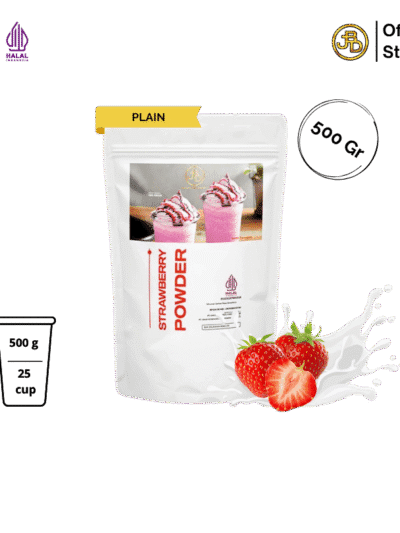 bubuk minuman strawberry 500gr