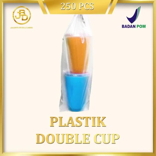 Plastik Take Away Double Cup Terbaik