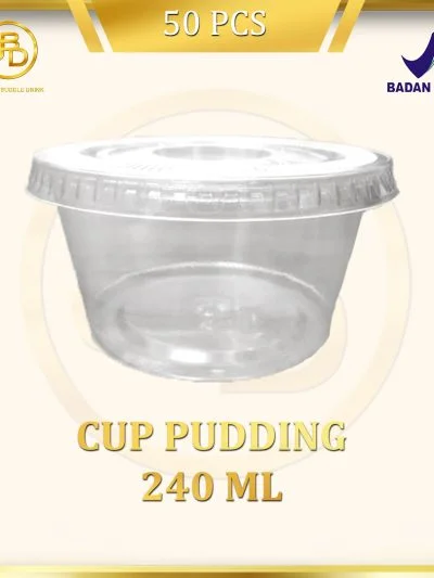 Cup dan Tutup Pudding 240ml