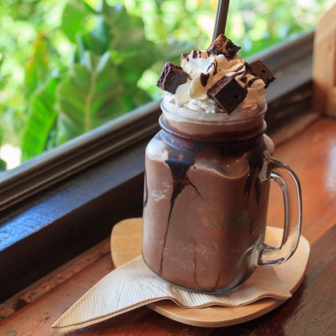 Panas Begini, Nikmat Bener Minum Bubble Drink Dark Chocolate, Aaah Maknyus!