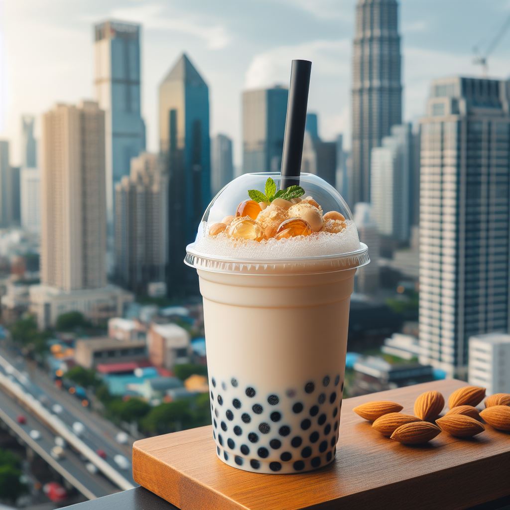 Memang Juara Bubble Tea Almond Milk yang Satu Ini