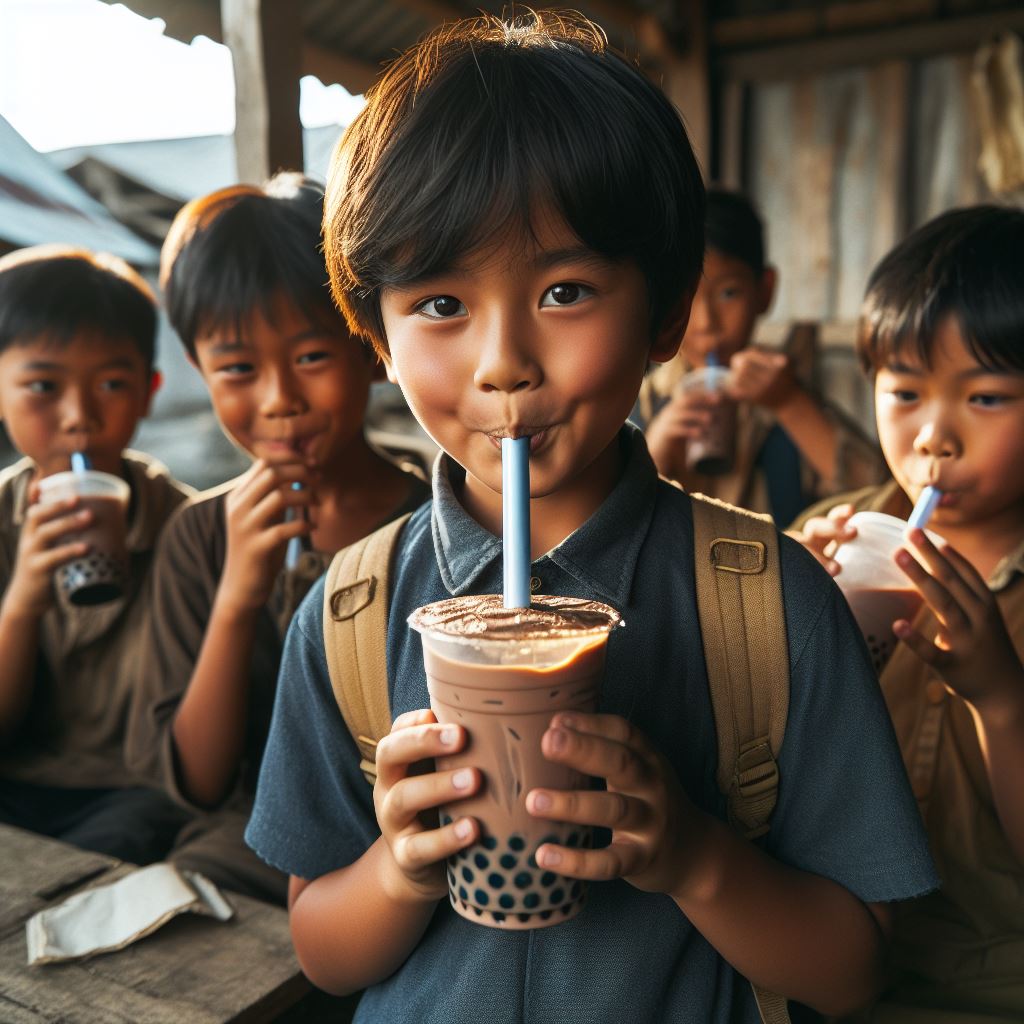 Minum Bubble Tea Rasa Dark Chocolate, Memang Terbaik!