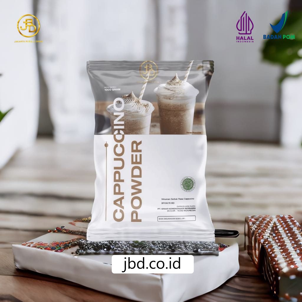 Bubuk Minuman Cappuccino JBD, Bikin Minumanmu Jadi Favorit Pelanggan!