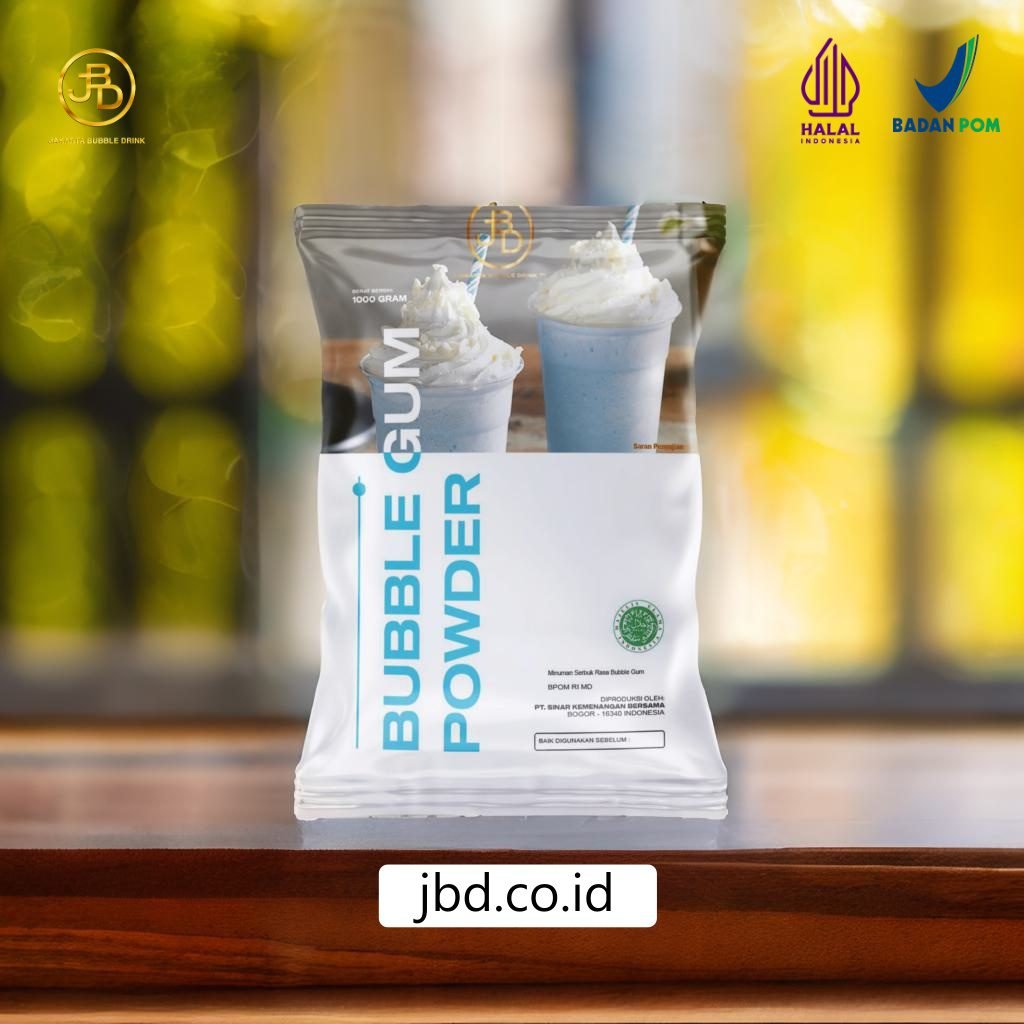 Jual Bubuk Minuman Bubble Gum JBD, Dijamin Laris karena Rasa dan Kualitas