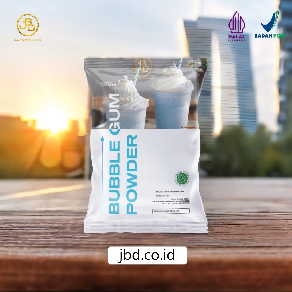 Jual Bubuk Minuman Bubble Gum dengan Kemasan Unik, Daya Tarik Tambahan untuk Konsumen
