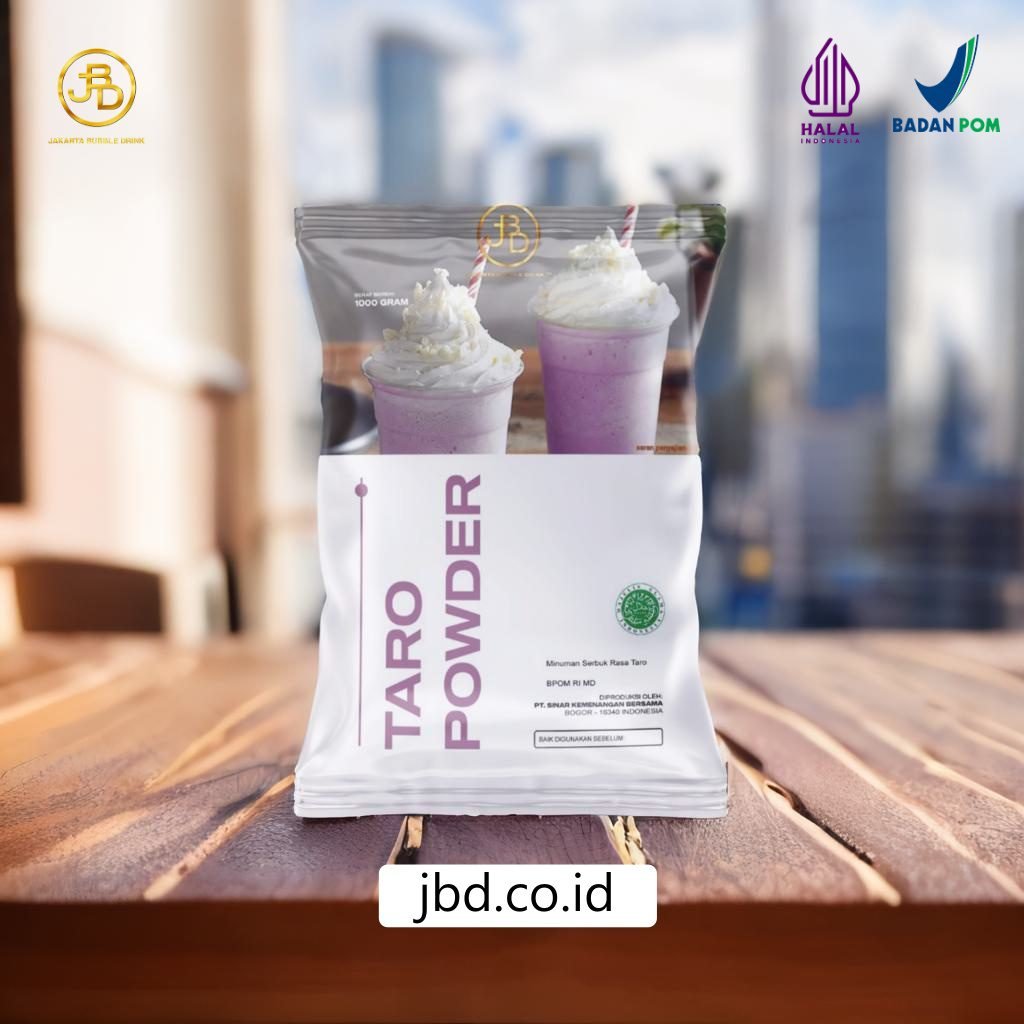 Bubuk Minuman Taro, Kunci Bisnis Minuman Hits 2025!