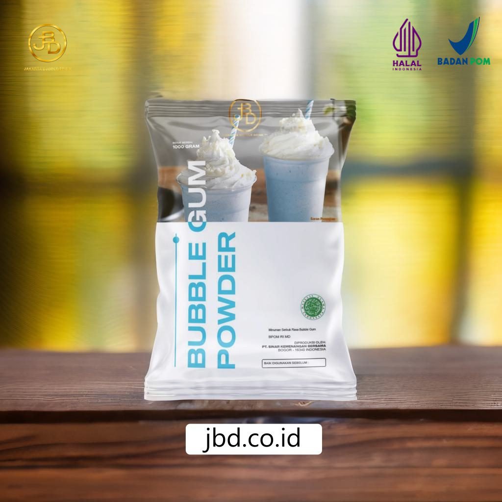 Jual Bubuk Minuman Bubble Gum Berkualitas, Modal Kecil Cuan Maksimal!