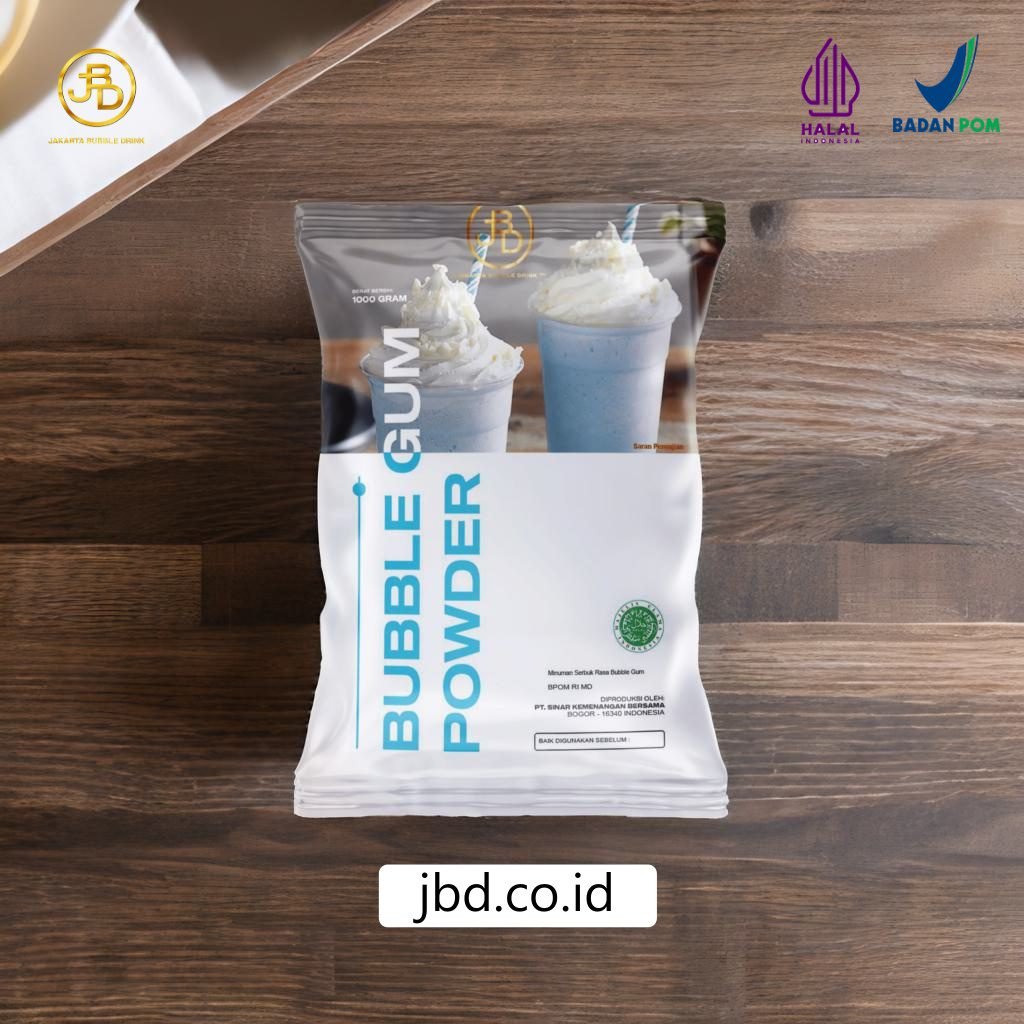 Jual Bubuk Minuman Bubble Gum Rasa Lokal, Lirik Tren Pasar Baru!