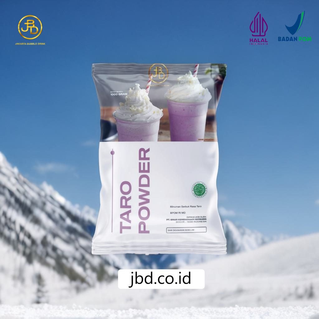 Bubuk Minuman Taro, Pas Banget untuk Musim Panas!