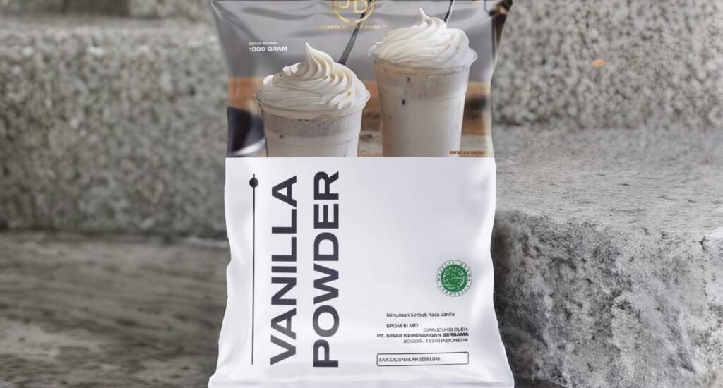 Jual Bubuk Minuman Vanilla Paket Komplit untuk Bisnis Pemula