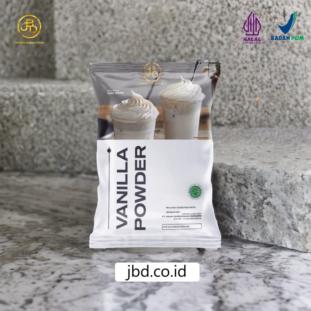 Jual Bubuk Minuman Vanilla Paket Komplit untuk Bisnis Pemula