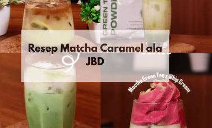 Resep Matcha Caramel ala Minuman JBD