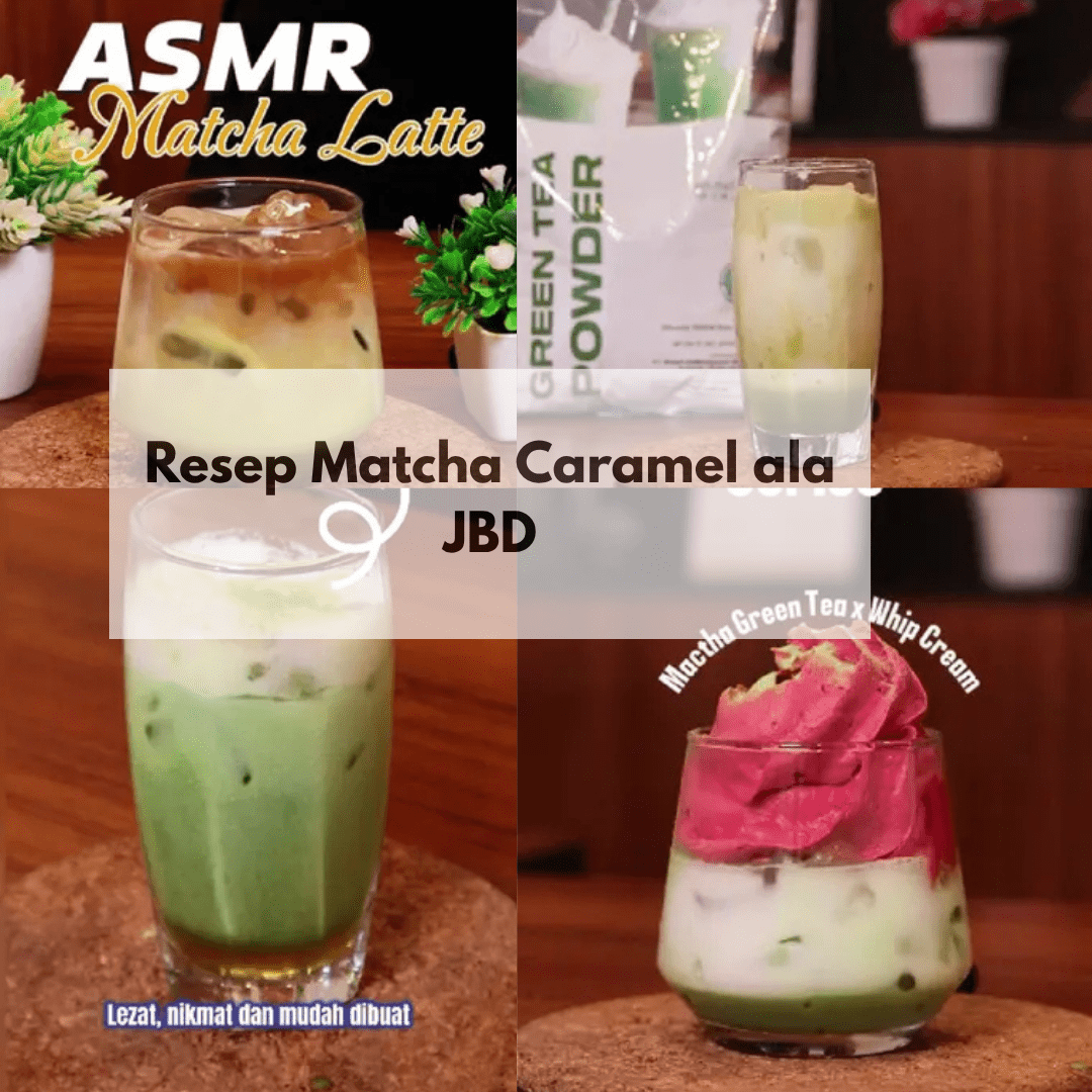 Resep Matcha Caramel ala Minuman JBD