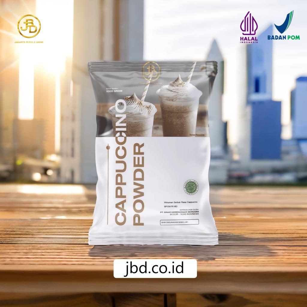 Bubuk Minuman Cappucino Vegan Friendly, Buka Peluang Baru!