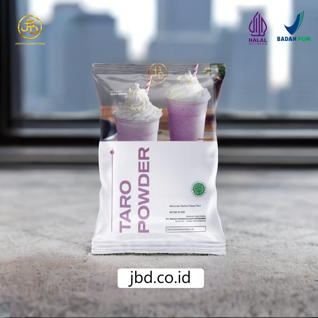 Kreasi Minuman Boba Pakai Bubuk Minuman Taro Mudah Banget!