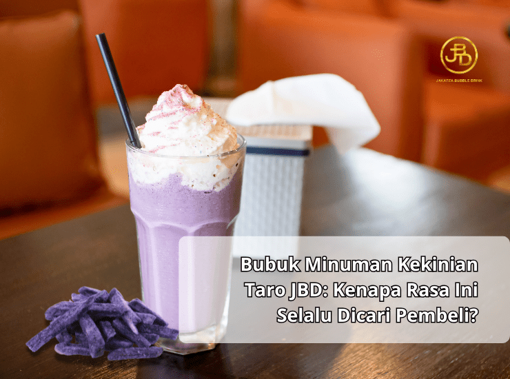 Bubuk Minuman Kekinian Taro JBD Kenapa Rasa Ini Selalu Dicari Pembeli