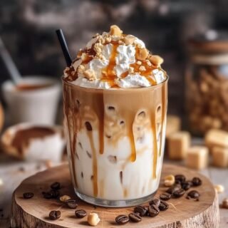 Caramel White Cappuccino Float Coffee Caramel White Cappuccino Float Coffee