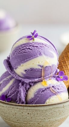 Ice cream varian taro JBD Ice cream varian taro JBD