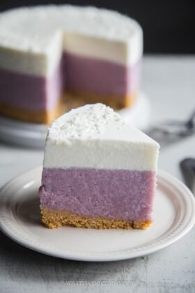 Taro Mousse Cake Taro Mousse Cake