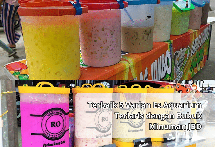 Terbaik 5 Varian Es Aquarium Terlaris dengan Bubuk Minuman JBD