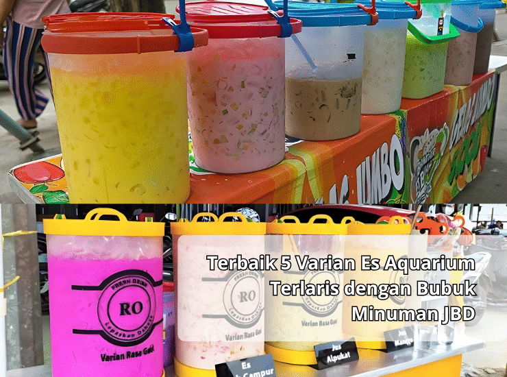 Terbaik 5 Varian Es Aquarium Terlaris dengan Bubuk Minuman JBD