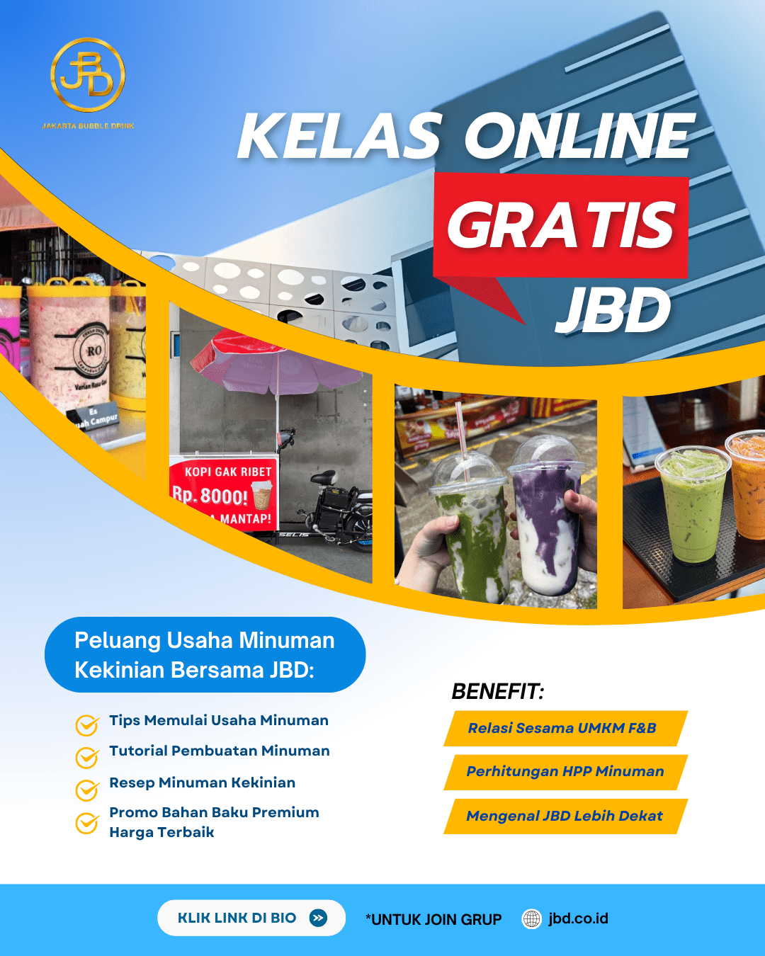 KELAS ONLINE GRATIS JBD