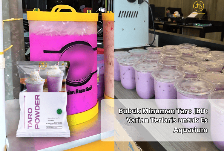 Bubuk Minuman Taro JBD Varian Terlaris untuk Es Aquarium