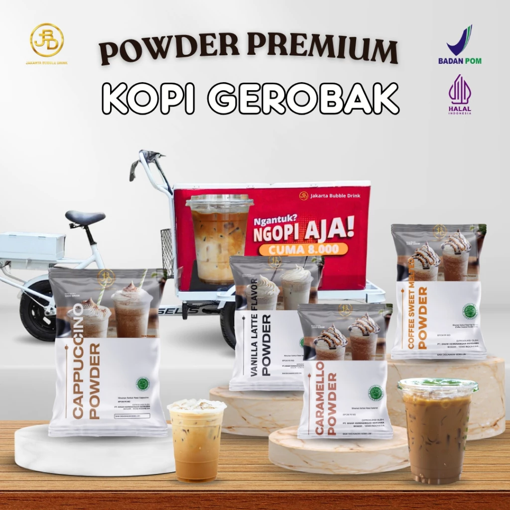 Bubuk Minuman Premium Es Kopi Gerobakan