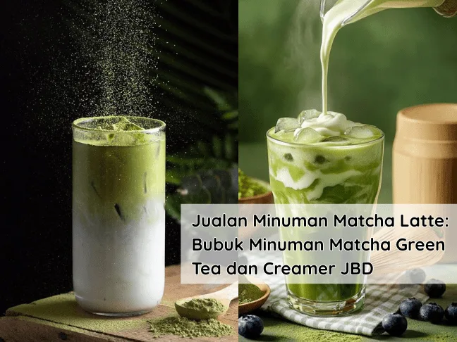 Jualan Minuman Matcha Latte Bubuk Minuman Matcha Green Tea dan Creamer JBD (1)