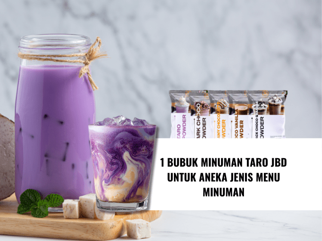 1 Bubuk Minuman Taro JBD Untuk Aneka Jenis Menu Minuman