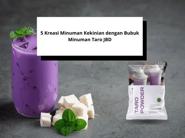 5 Kreasi Minuman Kekinian dengan Bubuk Minuman Taro JBD (1)
